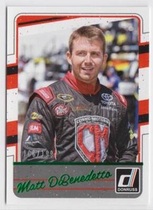 2017 Panini Donruss Base Set Green Foil #68 Matt DiBenedetto 168/199