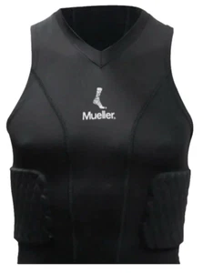 Camisa de Impacto Mueller Diamond 3 Almohadillas Adulto M Sin Mangas Acolchada Equipo de Compresión - Imagen 1 de 6
