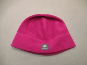 Columbia One Size L/XL Womens Pink Warm Winter Fleece Thermal Beanie Hat 7I - Picture 1 of 5