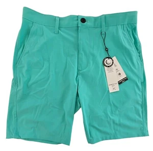 Kenneth Cole Golf Shorts Lightweight Nylon Stretch UPF 50+ Beach Glass 32 - Picture 1 of 6