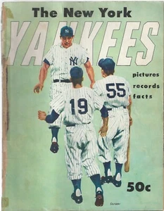 Vintage 1955 New York Yankees Yearbook  Mantle-Berra-Ford ++++  - Picture 1 of 7