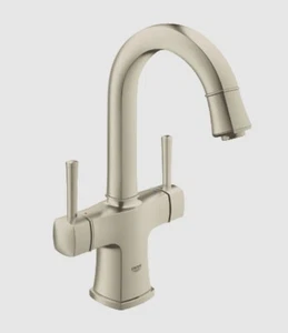Grohe Grandera 21108EN0 Brushed Nickel Single Hole Two Handle Bathroom Faucet - Picture 1 of 2