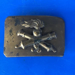 FIBBIA ARTIGLIERIA RISORGIMENTO REGNO D'ITALIA SAVOIA - Foto 1 di 2