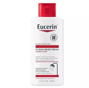 Eucerin Eczema Relief Cream Body Wash Colloidal Oatmeal 13.5 Oz (400 ml ) Each - Picture 1 of 1