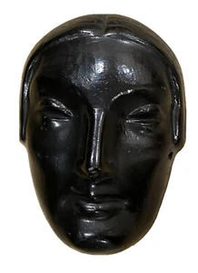 Antique Black African Wall Mask - Picture 1 of 6