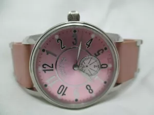 Ritmo Mvndo Idea Italiana Swiss Made Wristwatch Silver Tone & Pink No 0001 - Picture 1 of 12
