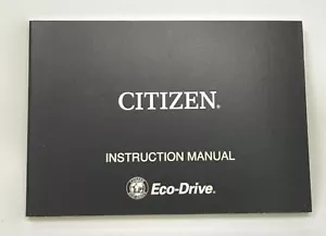 Orologio Citizen Eco-Drive Manuale di istruzioni/opuscolo guida calibro AT4 E650 - Foto 1 di 3