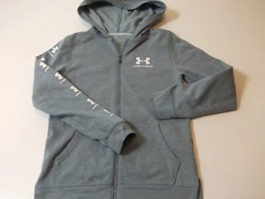 Under Armour Hoodie Youth Large blau Kapuzensweatshirt Full Zip Pullover Unisex - Bild 1 von 10