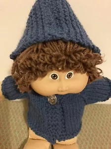 DOLLS CLOTHES  HOODIE Compatible 18” Vintage CABBAGE PATCH DOLL ,handmade - Picture 1 of 4