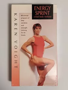 Karen Voight ENERGY SPRINT (VHS) FITNESS WORKOUT RARE PROMO **FACTORY SEALED** - Picture 1 of 6