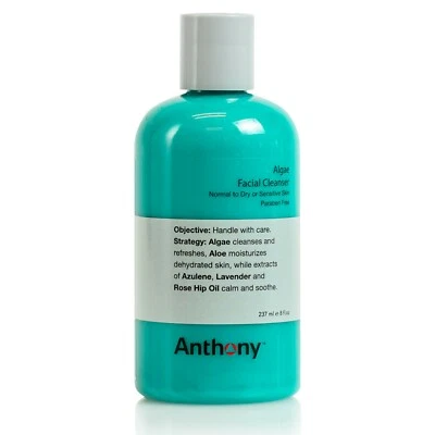 Limpiador facial de algas Anthony, 8 fl oz. Contiene algas, aloe vera, azuleno Foto 1 de 4