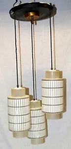 ANTICO LAMPADARIO CASCATA VETRO 1960 DESIGN STILNOVO VENINI MURANO VETRO ACIDO - Foto 1 di 8