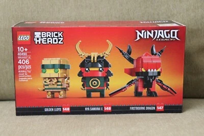LEGO 40490 Brickheadz Ninjago 10 Aniversario Set de Construcción Retirado Nuevo Precintado Foto 1 de 2