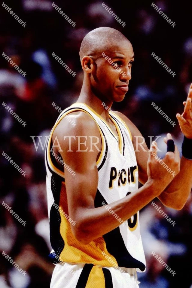 EW957 Reggie Miller Pacers Game Emotion Basketball 8x10 11x14 16x20 Photo - Image 1 of 1