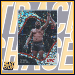 2022 Panini Select UFC Curtis Blaydes Octagonside Disco Prizm #258