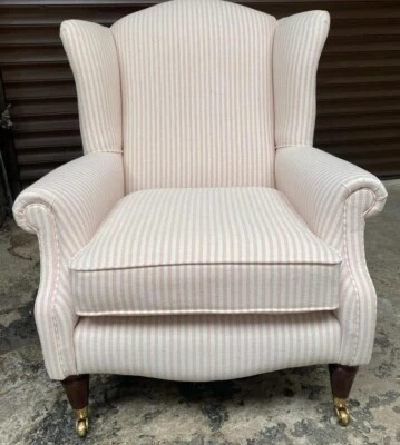 laura ashley armchair -Southwold Chair - Susie Watson Pink Stripe