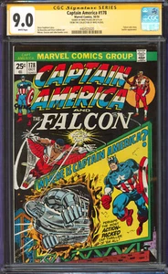 Capitán América #178 CGC 9.0 Sig Series | Marvel 1974 | Mike Ploog Firmado | - Imagen 1 de 2