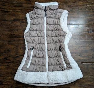 Calvin Klein Performance Sherpa Puffer Weste Gr. S Cozy Athleisure Wandern - Bild 1 von 13