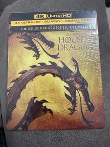 House of the Dragon: First Season *Steelbook* (4K Ultra HD + Blu-ray + Digital - Foto 1 di 2