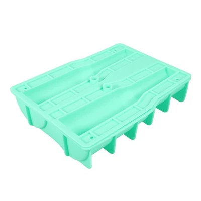  Silikon-Eiswürfelbereiter, Eiswürfelform mit Deckel, leicht zu lösende große - Bild 1 von 4