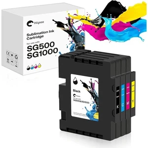 4-Pack Sublimation Ink Cartridge Compatible with Sawgrass Virtuoso SG500 SG1000 - Picture 1 of 2