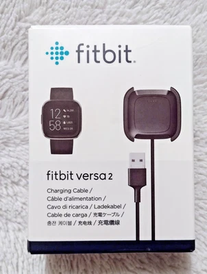 Fitbit Charging Cable for Fitbit Versa 2 - Black FB171RCC - Image 1 of 3