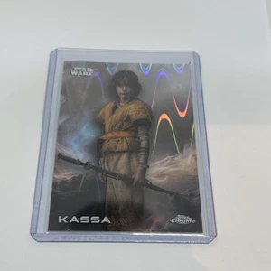 2025 Topps Chrome Star Wars Kassa Ray Wave Rare - Picture 1 of 6