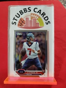 CJ Stroud 2024 Topps Composite Topps Chrome Rookie RC #2 Houston Texans - Foto 1 di 2