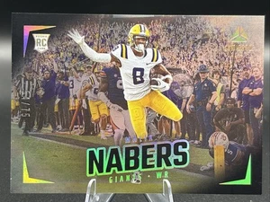 2024 Panini Luminance #183 Malik Nabers Rookie RC Card Black Parallel /75 Rare - Bild 1 von 3