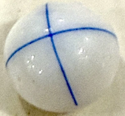 Antique Cris-Cross Charmstring Button - Image 1 of 2