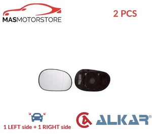 REAR VIEW MIRROR GLASS PAIR LHD ONLY ALKAR 6471224 2PCS A NEW OE REPLACEMENT - Picture 1 of 5