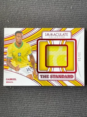 Gabriel 2024-25 Panini Immaculate Collection The Standard Patch 15/20 #TS-G - Image 1 of 2