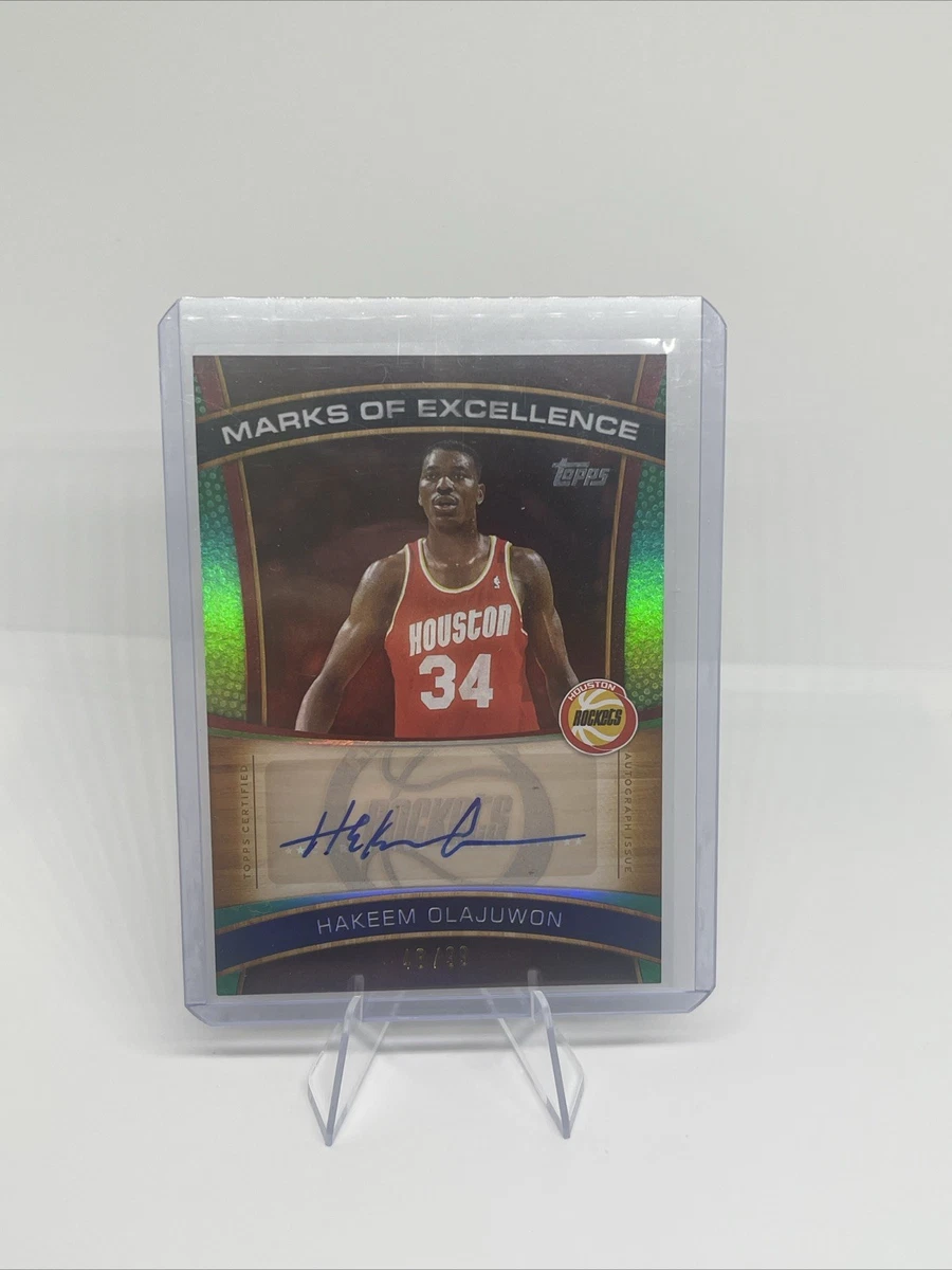 Eminence Hakeem Olajuwon Auto 直筆サイン Eminence Hakeem Olajuwon Auto 直筆サイン 2024 Leaf Sports Heroes