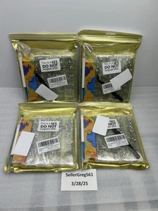 Nail Art Rhinestones Glitter Diamond Crystal Mixed Flatback Gems 3D KIT LOT OF 4 - Picture 1 of 9