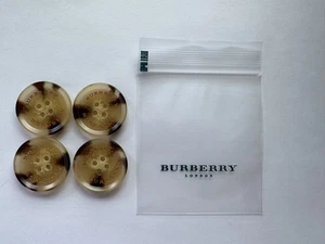 BURBERRY TRENCH COAT AUTHENTIC REPLACEMENT BUTTONS 25MM SET OF 4 BRAND NEW !!!!! - Picture 1 of 1