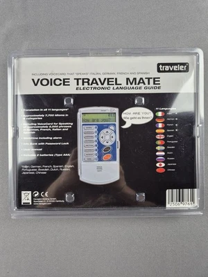 Retro Traveler Voice Travel Mate 11 Languages with Important Words and Phrases - Image 1 of 4
