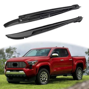 2 Stück Aluminium Dachträger Dachträgerstange für 2024 2025 Toyota Tacoma - Picture 1 of 8