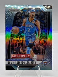 Panini Prizm Monopoly 2024-25 - Shai Gilgeous-Alexander #79 Silver Prizm/275  - Imagen 1 de 2