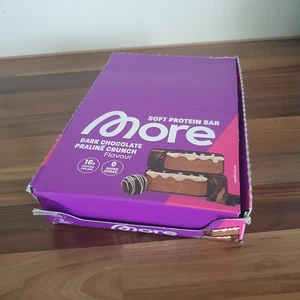 More Nutrition - Soft Protein Bar - Dark Chocolate Praliné Crunch ☆8☆ Stück - Bild 1 von 6