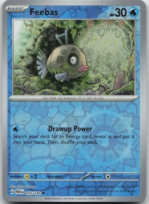 Feebas 035/182 Common SV04: Paradox Rift NM Reverse Holo - Image 1 of 2