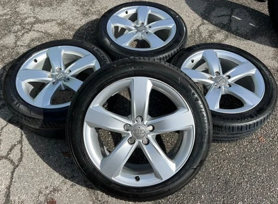4 ALU SOMMERRÄDER AUDI A6 S6 4G 245/45R18 100Y MICHELIN 4G0601025BJ FREIHAUS - Bild 1 von 4