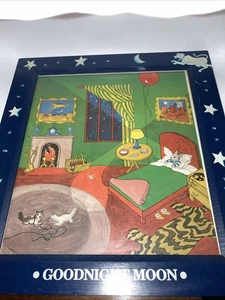 Framed Goodnight Moon Print 14x12 1/2 Picture - Picture 1 of 19