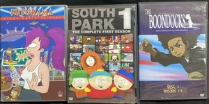 South Park, Futurama, the boondocks dvd lot seasons 1 and 2 (READ DESC) - Picture 1 of 6