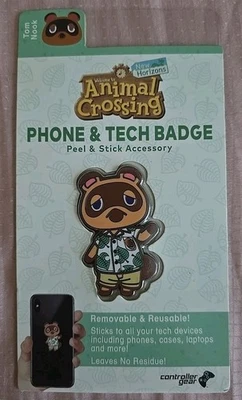 Totalmente Nuevo - Nintendo Animal Crossing New Horizons - Pegatina Insignia Teléfono Tom Nook Foto 1 de 2