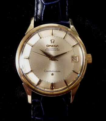Omega Constellation Pie Pan w/Date 14902-SC Gold Top & Steel 1960’s  Men's Watch - Image 1 of 4