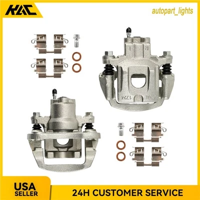 Pair Rear Brake Caliper w/ Bracket For Lexus RX330 RX350 RX400h 19B2782 - Image 1 of 4