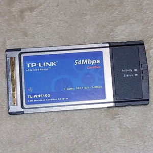 TP-LINK TL-WN510G 54M WIRELESS CARD BUS ADAPTER 54Mbps 2.4ghZ-11g/b - Bild 1 von 4