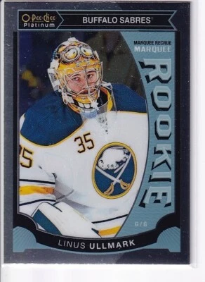 2015-16 O-Pee-Chee Platinum Marquee Rookies #M13 Linus Ullmark Buffalo Sabres - Image 1 of 2