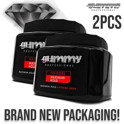 Gummy Gel 700ml Professional Hair Styling FONEX MAXIMUM HOLD Red Barber 2pcs