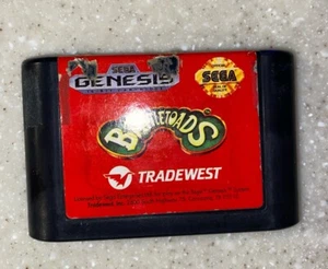 Battletoads Sega Genesis SG Authentic Cart, Tested ! Free Shipping - Picture 1 of 5